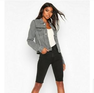 BOOHOO grey tall slim fit jacket